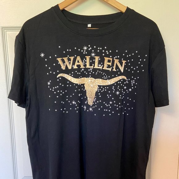 Black Morgan Wallen Fan T-shirt - 2XL - Picture 2 of 4